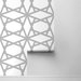 NextWall Peel &amp; Stick Crossroads Geo Onyx Wallpaper thumbnail image 2 of 4