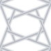NextWall Peel & Stick Crossroads Geo Navy Blue Wallpaper
