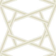 NextWall Peel & Stick Crossroads Geo Metallic Gold Wallpaper