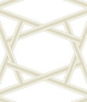 NextWall Peel & Stick Crossroads Geo Metallic Gold Wallpaper