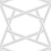 NextWall Peel & Stick Crossroads Geo Metallic Silver Wallpaper