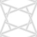 NextWall Peel &amp; Stick Crossroads Geo Metallic Silver Wallpaper thumbnail image 1 of 4