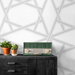 NextWall Peel &amp; Stick Crossroads Geo Metallic Silver Wallpaper thumbnail image 4 of 4