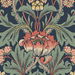 NextWall Peel &amp; Stick Primrose Floral Denim Blue &amp; Auburn Wallpaper thumbnail image 1 of 4