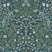 NextWall Peel &amp; Stick Victorian Garden Prussian Blue &amp; Moss Green Wallpaper thumbnail image 1 of 4