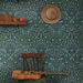NextWall Peel &amp; Stick Victorian Garden Prussian Blue &amp; Moss Green Wallpaper thumbnail image 4 of 4
