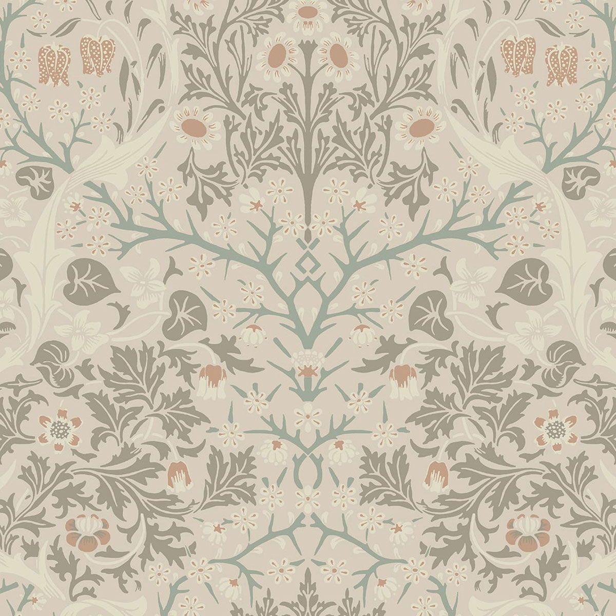 NextWall Peel & Stick Victorian Garden Lunar Rock & Clay Wallpaper ...