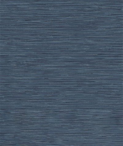 NextWall Peel & Stick Cyrus Faux Grasscloth Naval Blue & Metallic Silver Wallpaper