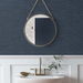 NextWall Peel &amp; Stick Cyrus Faux Grasscloth Naval Blue &amp; Metallic Silver Wallpaper thumbnail image 4 of 5