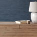 NextWall Peel &amp; Stick Cyrus Faux Grasscloth Naval Blue &amp; Metallic Silver Wallpaper thumbnail image 5 of 5