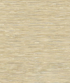 NextWall Peel & Stick Cyrus Faux Grasscloth Khaki & Metallic Silver Wallpaper