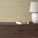 NextWall Peel &amp; Stick Cyrus Faux Grasscloth Khaki &amp; Metallic Silver Wallpaper thumbnail image 5 of 5