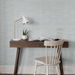 NextWall Peel &amp; Stick Cyrus Faux Grasscloth Dove Grey &amp; Bluestone Wallpaper thumbnail image 4 of 5