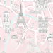 NextWall Peel &amp; Stick Paris Scene Pale Pink Wallpaper thumbnail image 1 of 5