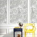 NextWall Peel &amp; Stick Paris Scene Argos Grey Wallpaper thumbnail image 5 of 5