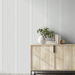 NextWall Peel &amp; Stick Faux Board &amp; Batten Arctic Grey Wallpaper thumbnail image 5 of 5