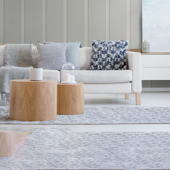 NextWall Peel &amp; Stick Faux Board &amp; Batten Harbor Grey Wallpaper image 5 of 5