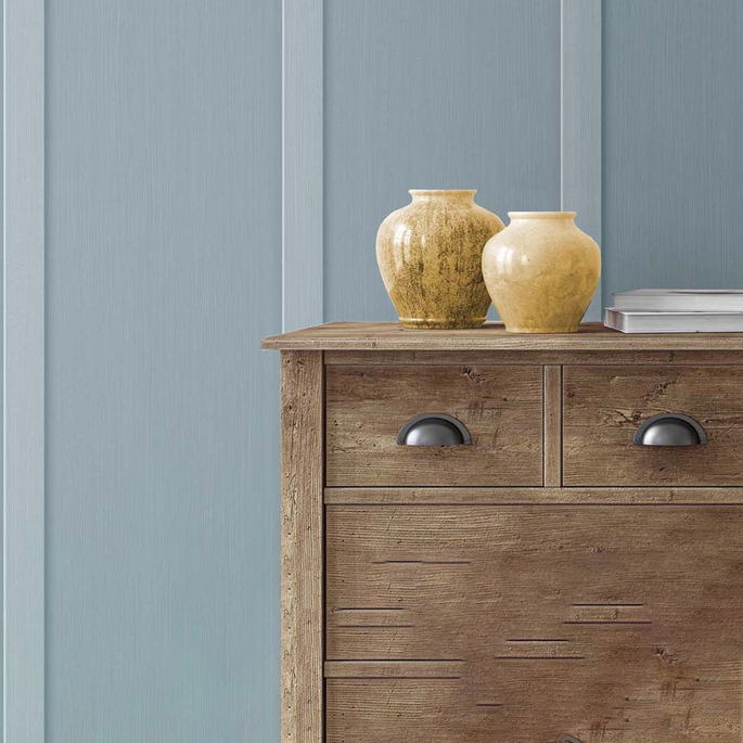 NextWall Peel &amp; Stick Faux Board &amp; Batten Blue Stream Wallpaper image 2 of 5