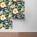 NextWall Peel &amp; Stick Garden Block Floral Deep Navy &amp; Pastels  Wallpaper thumbnail image 5 of 5