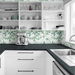NextWall Peel &amp; Stick Leaf Trail Seaglass Wallpaper thumbnail image 3 of 5