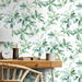 NextWall Peel &amp; Stick Leaf Trail Seaglass Wallpaper thumbnail image 5 of 5