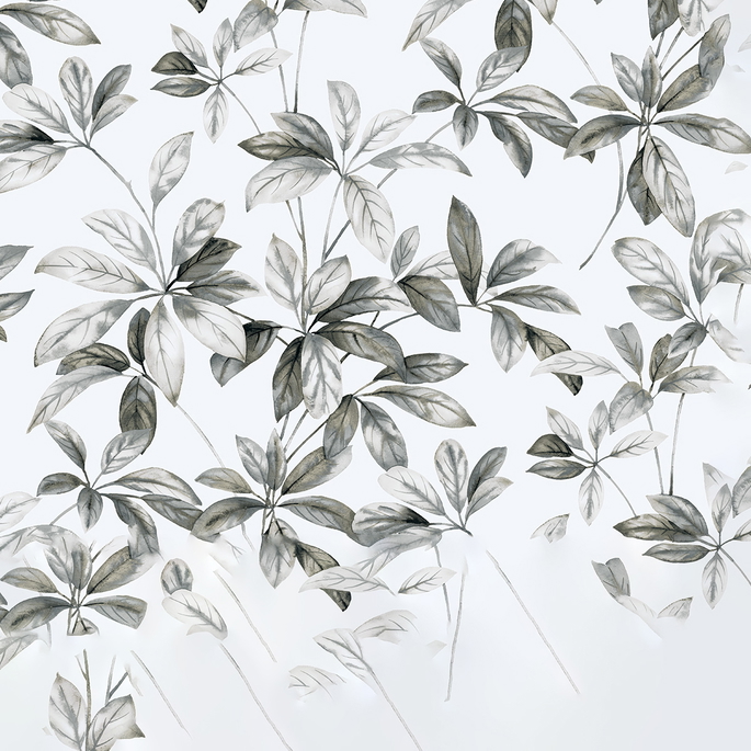 NextWall Peel &amp; Stick Leaf Trail Alloy Wallpaper image 1 of 5