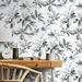 NextWall Peel &amp; Stick Leaf Trail Alloy Wallpaper thumbnail image 4 of 5