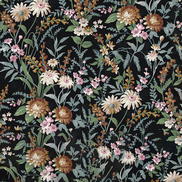 NextWall Peel & Stick Vintage Floral Onyx Wallpaper