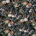 NextWall Peel & Stick Vintage Floral Onyx Wallpaper