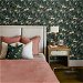 NextWall Peel &amp; Stick Vintage Floral Forest Green Wallpaper thumbnail image 2 of 5