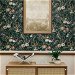 NextWall Peel &amp; Stick Vintage Floral Forest Green Wallpaper thumbnail image 5 of 5