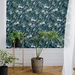 NextWall Peel &amp; Stick Vintage Floral Teal Wallpaper thumbnail image 4 of 5