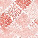 NextWall Peel & Stick Seaweed Vermillion Wallpaper