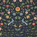 NextWall Peel &amp; Stick Bird Toile Midnight Blue Wallpaper thumbnail image 1 of 5