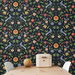 NextWall Peel &amp; Stick Bird Toile Midnight Blue Wallpaper thumbnail image 4 of 5