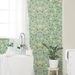 NextWall Peel &amp; Stick Bird Toile Aquamarine Wallpaper thumbnail image 3 of 5
