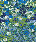 NextWall Peel & Stick Floral Meadow Bright Blue & Sap Green Wallpaper