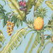 NextWall Peel &amp; Stick Pineapple Floral Sky Blue Wallpaper thumbnail image 1 of 5