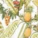 NextWall Peel & Stick Pineapple Floral Off-White Wallpaper