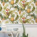 NextWall Peel &amp; Stick Pineapple Floral Off-White Wallpaper thumbnail image 5 of 5