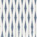 NextWall Peel &amp; Stick Striped Ikat Navy Blue &amp; Linen Wallpaper thumbnail image 1 of 5