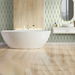 NextWall Peel &amp; Stick Striped Ikat Macaw Green Wallpaper thumbnail image 2 of 5