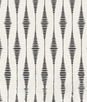 NextWall Peel & Stick Striped Ikat Ebony & Linen Wallpaper