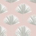 NextWall Peel & Stick Tropical Fan Palm Pink Mist Wallpaper