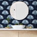 NextWall Peel &amp; Stick Tropical Fan Palm Navy Blue Wallpaper thumbnail image 4 of 5