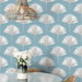 NextWall Peel &amp; Stick Tropical Fan Palm Blue Patina Wallpaper thumbnail image 4 of 5