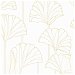 NextWall Peel &amp; Stick Gingko Leaf Metallic Gold Wallpaper thumbnail image 1 of 5