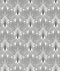 NextWall Peel & Stick Peacock Leaves Ebony Wallpaper