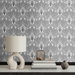 NextWall Peel &amp; Stick Peacock Leaves Ebony Wallpaper thumbnail image 4 of 5