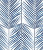 NextWall Peel & Stick Paradise Palms  Coastal Blue Wallpaper